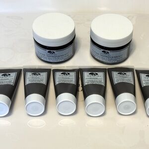 New 8 pc lot Origins Clear Improvement Charcoal Honey Mask Deluxe Travel Sizes